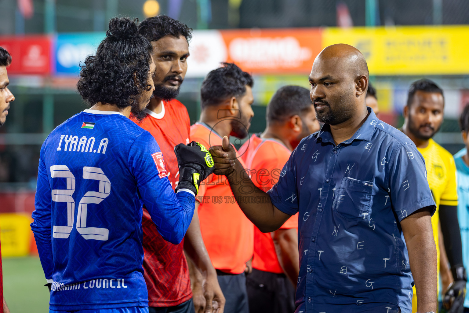 HA. Dhidhdhoo VS HDh. Nolhivaran on Day 33 of Golden Futsal Challenge 2024, held on Sunday, 18th February 2024, in Hulhumale', Maldives Photos: Hassan Simah / images.mv