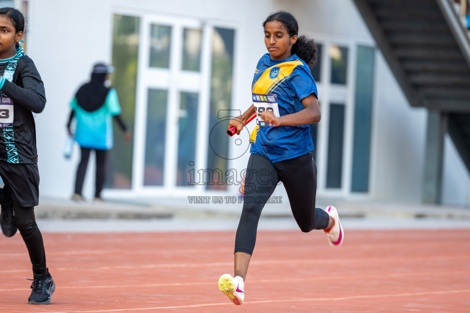 Day 5 of MWSC Interschool Athletics Championships 2024 held in Hulhumale Running Track, Hulhumale, Maldives on Wednesday, 13th November 2024. Photos by: Ismail Thoriq / Images.mv