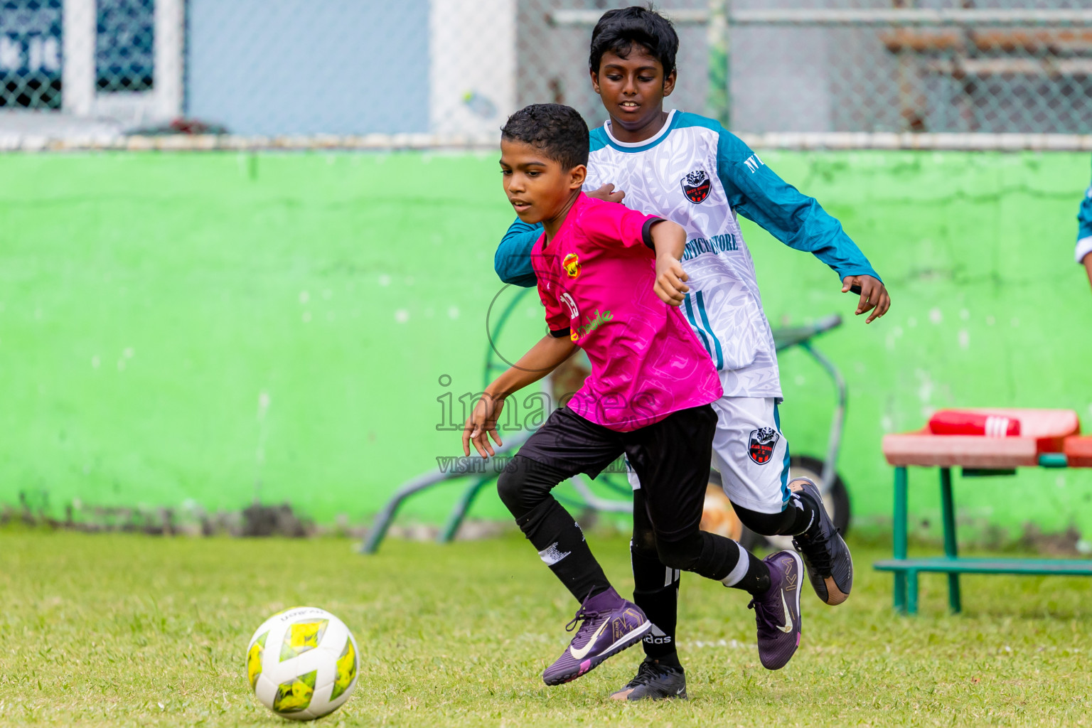 Day 1 of MILO Academy Championship 2025 (U-12) was held at Henveiru Stadium in Male', Maldives on Thursday, 1st May 2025. Photos: Nausham Waheed / images.mv