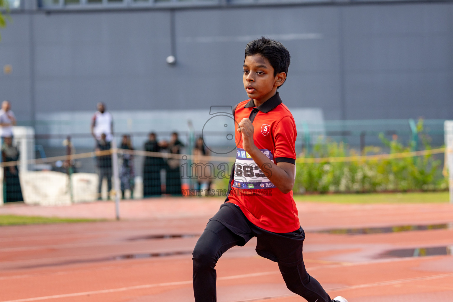 Day 2 of MWSC Interschool Athletics Championships 2024 held in Hulhumale Running Track, Hulhumale, Maldives on Sunday, 10th November 2024. 
Photos by:  Hassan Simah / Images.mv