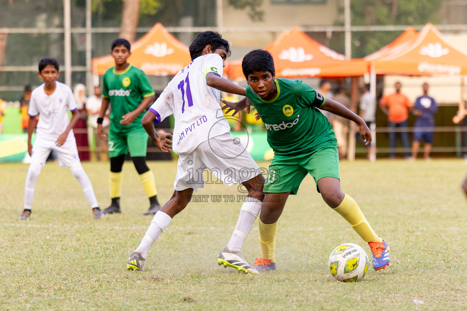 Day 2 of MILO Academy Championship 2024 held in Henveyru Stadium, Male', Maldives on Thursday, 1st November 2024. Photos:Hassan Simah / Images.mv