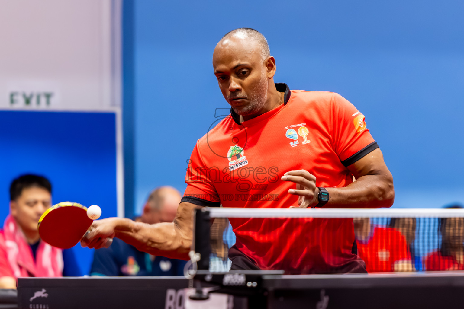 Day 4 of 1st Thoddoo Masters Table Tennis Tournament was held on Sunday, 24th August 2025 in AA Thoddoo, Maldives. Photos: Nausham Waheed / images.mv