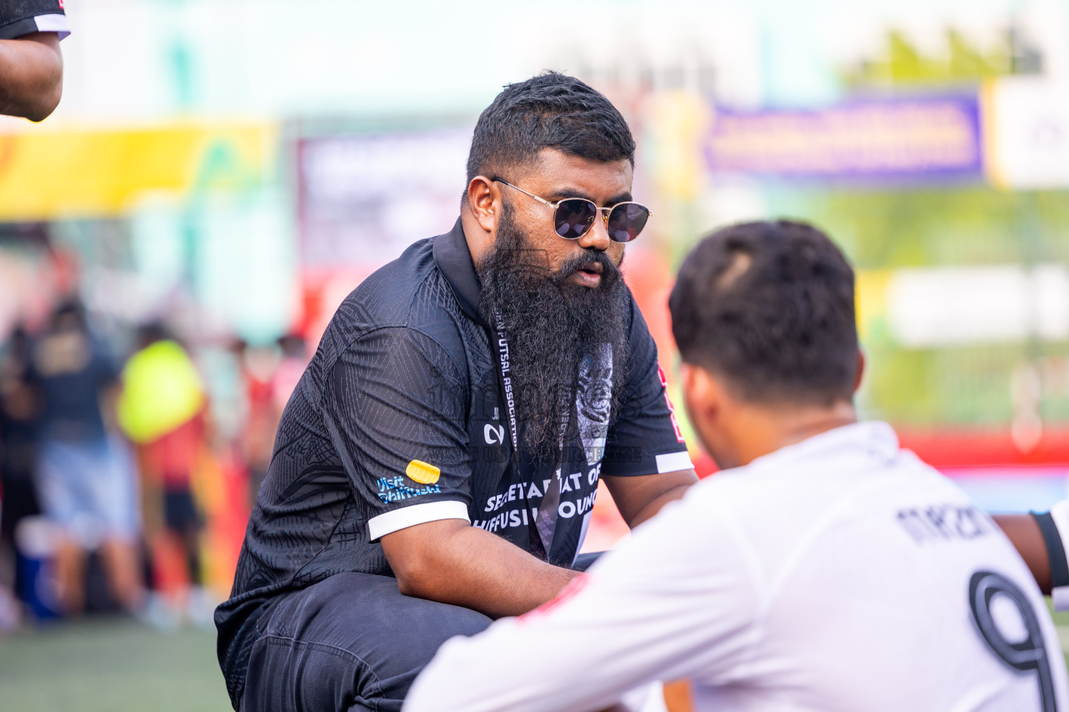K Dhiffushi vs K Maafushi in Day 15 of Golden Futsal Challenge 2025 was held on Sunday, 19th January 2025, in Hulhumale', Maldives. Photos: Nausham Waheed / images.mv
