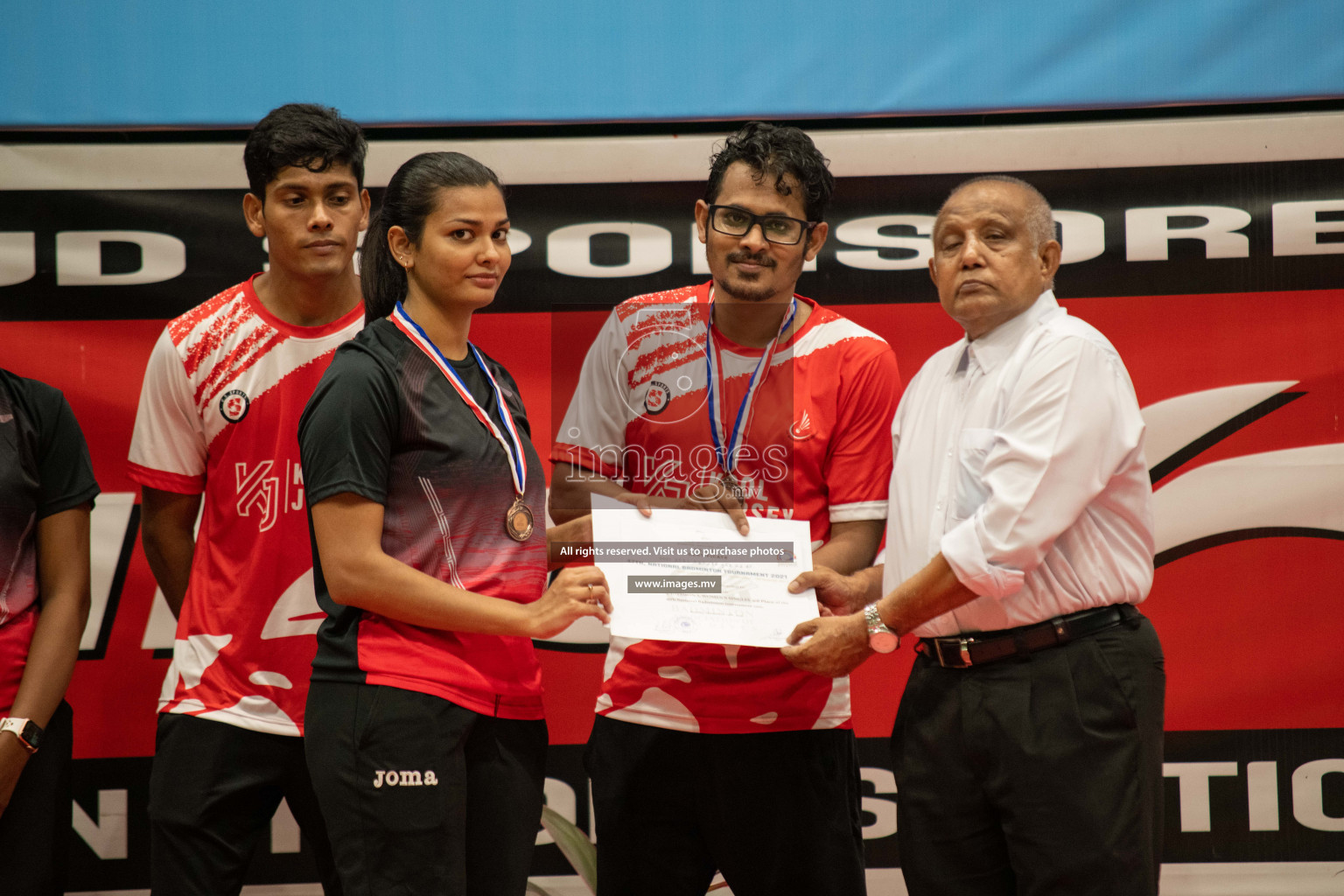 47th National Badminton Tournament 2021 held from 10 to 14 November 2021 in Male' Sports Complex, Maldives