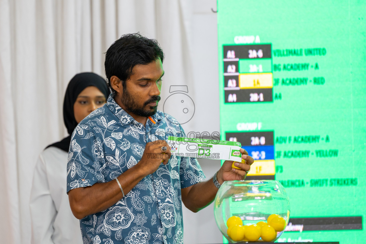 Draw Ceremony of MILO Academy Championship 2025 (U-12) was held at Manhattan Business Hotel in Male', Maldives on Monday, 28th April 2025. 
Photos: Ismail Thoriq / images.mv