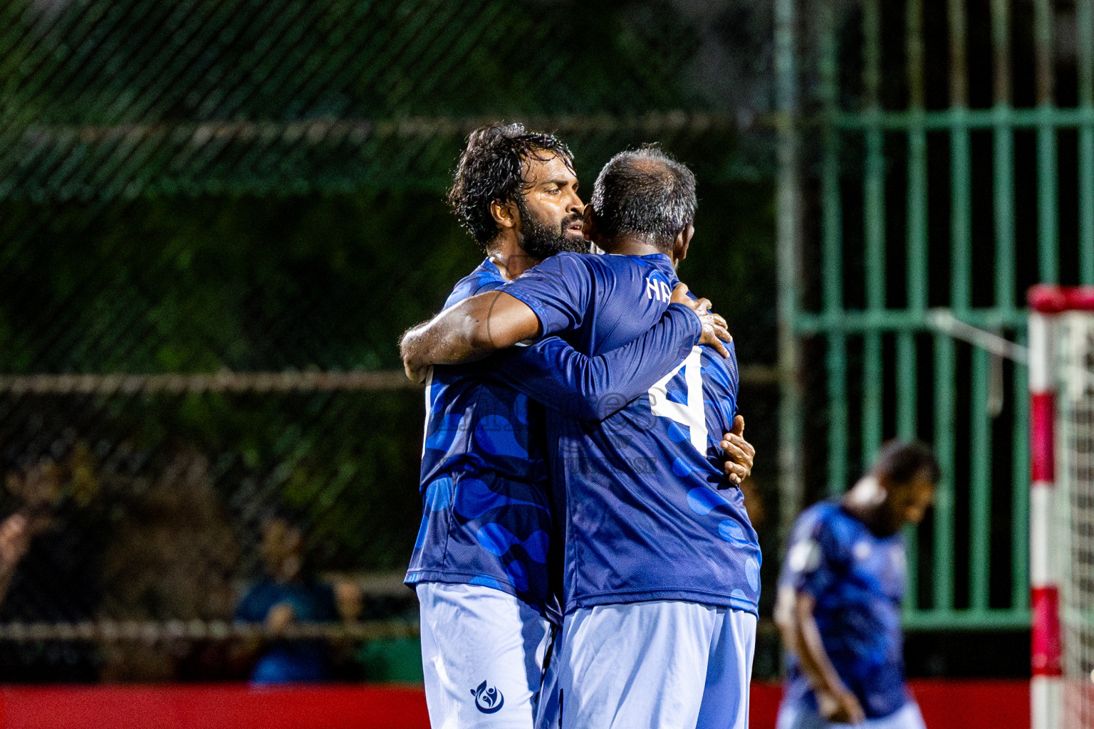 Sheesha vs Hulhumale Hospital in Day 13 of Office League 2025 was held on Monday, 28th April 2025 in Hulhumale', Maldives. Photos: Nausham Waheed / images.mv