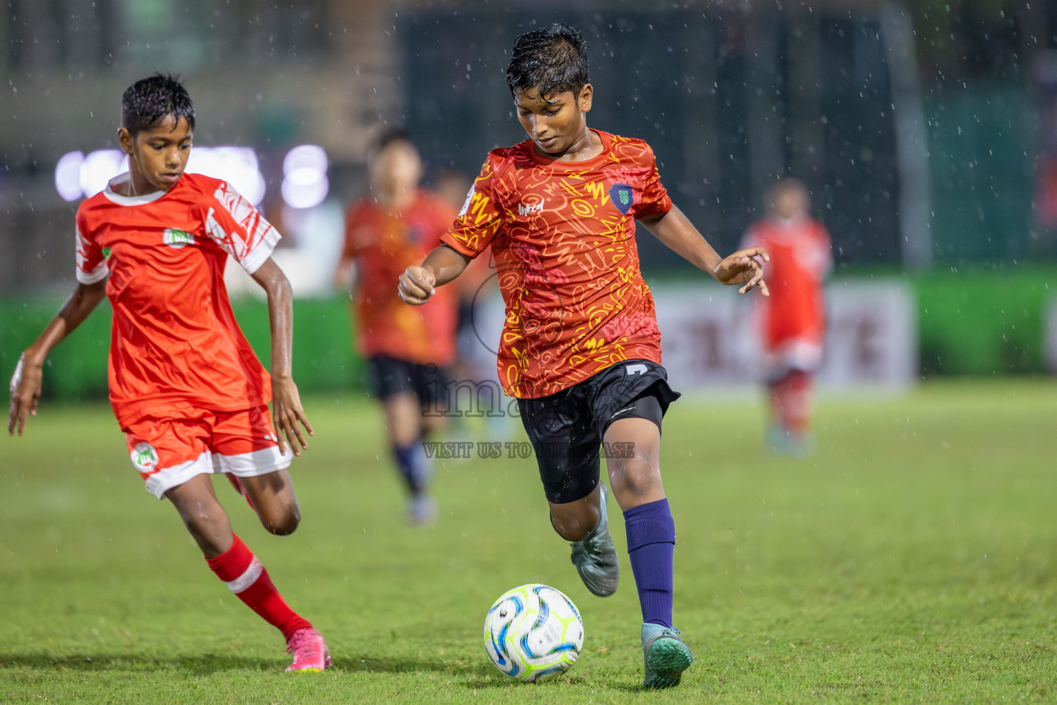 SUS vs Huriyya (U12) in Dhivehi Youth League 2024 - Day 2. Matches held at Henveiru Stadium on 22nd November 2024 , Friday. Photos: Shuu Abdul Sattar/ Images.mv