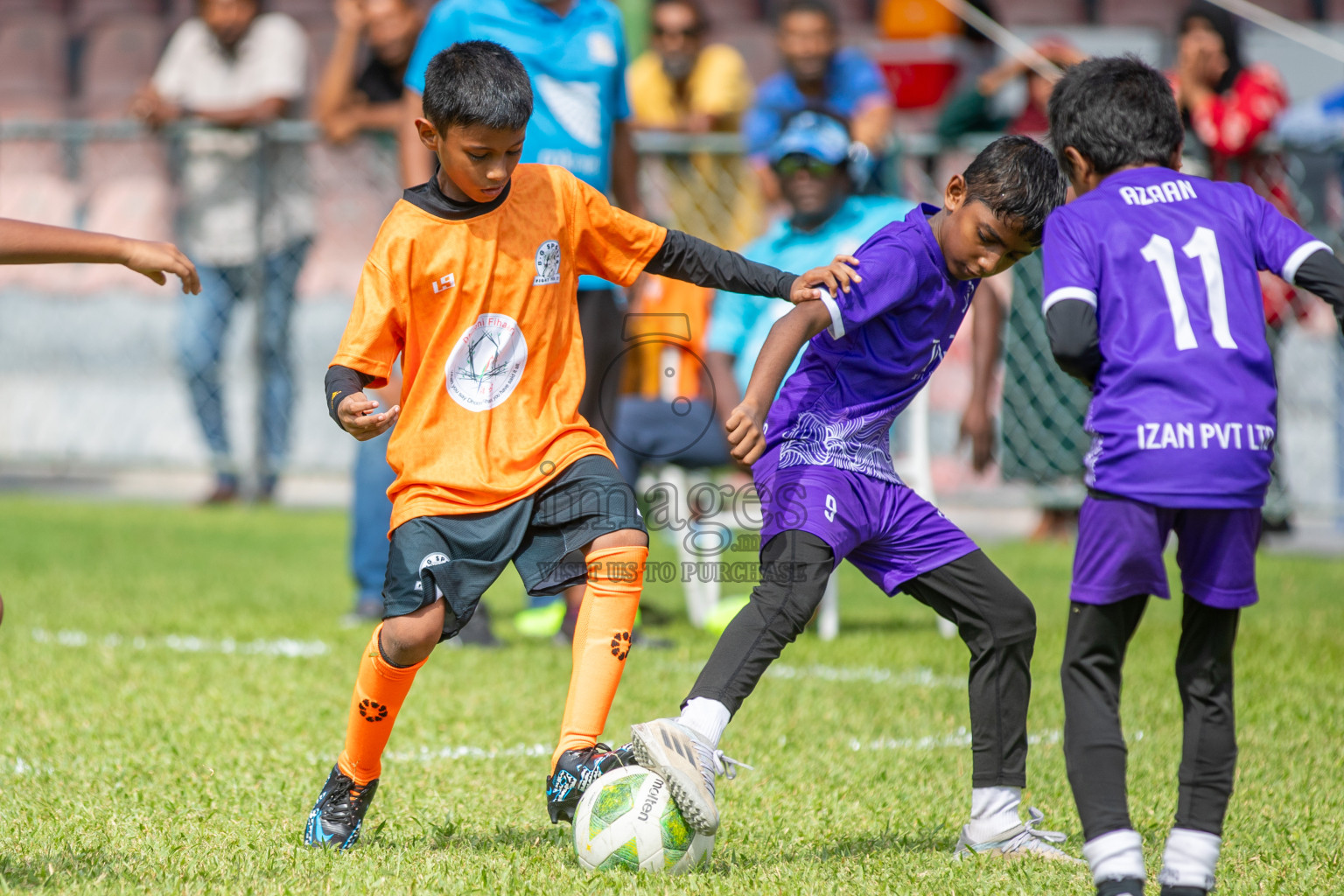 Day 2 of Under 10 MILO Academy Championship 2024 was held at National Stadium in Male', Maldives on Friday, 27th April 2024. Photos: Mohamed Mahfooz Moosa / images.mv