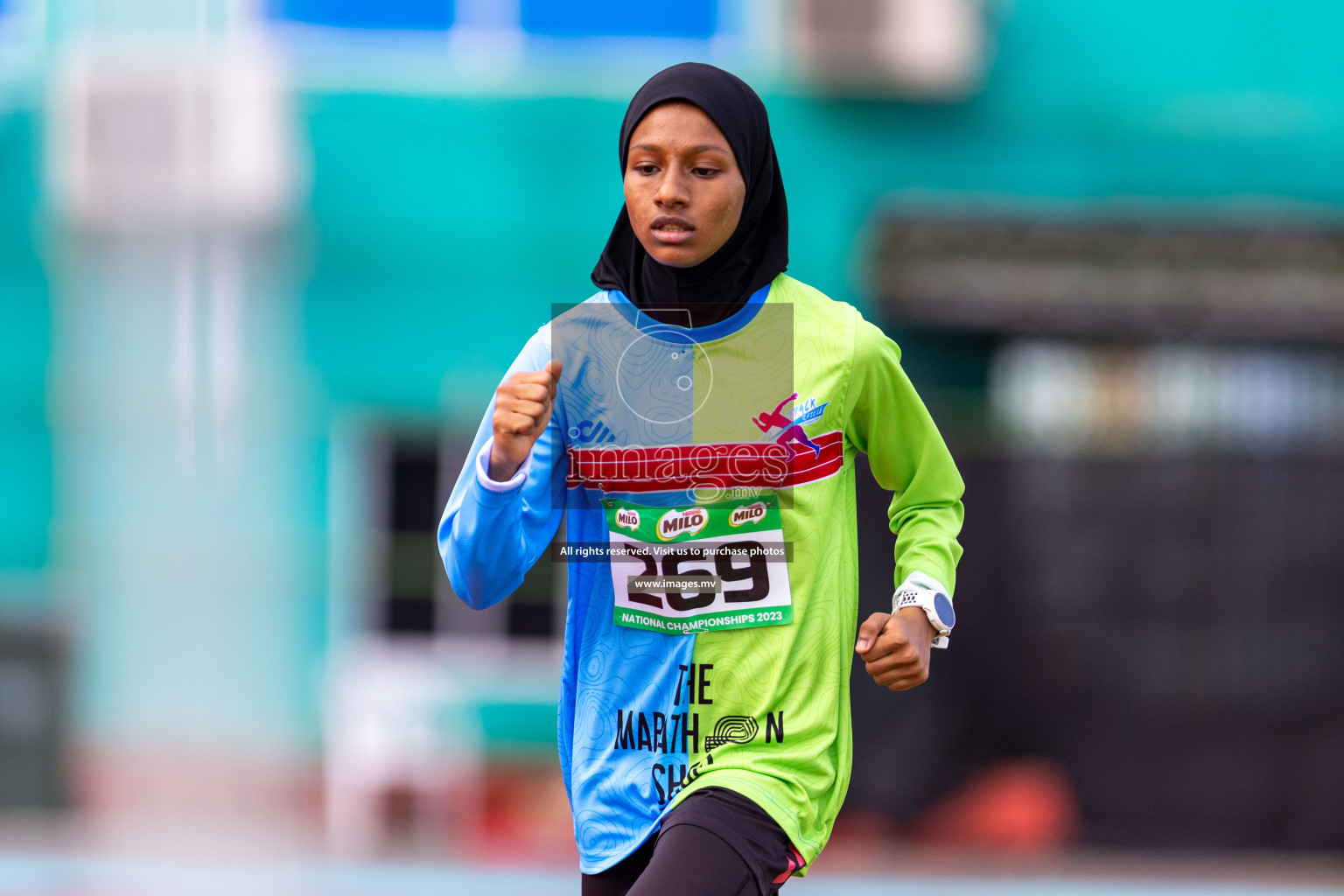 Day 2 of National Athletics Championship 2023 was held in Ekuveni Track at Male', Maldives on Friday, 24th November 2023. Photos: Nausham Waheed / images.mv