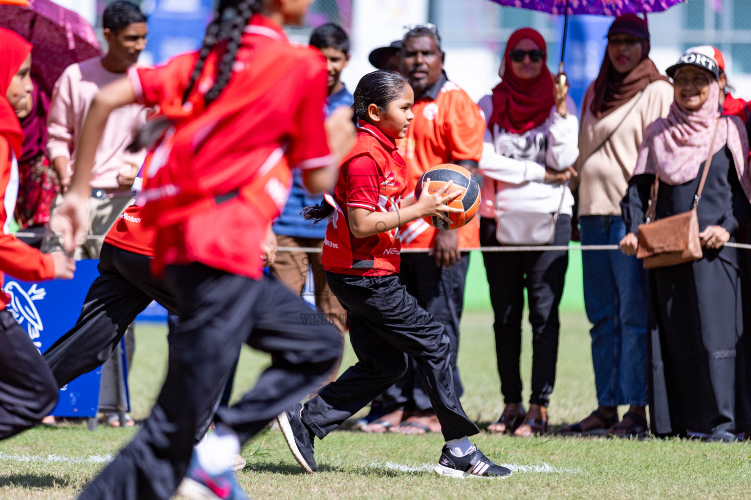 Day 3 of Nestle' Kids Netball Fiesta 2023 held in Henveyru Stadium, Male', Maldives on Saturday, 2nd December 2023. Photos by Nausham Waheed / Images.mv