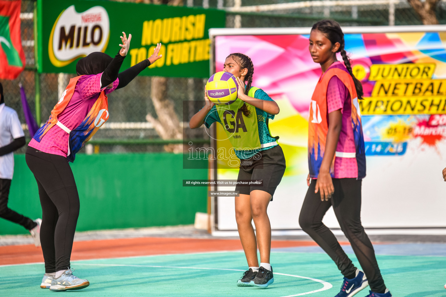 Day 6 of Junior Netball Championship 2022 on 10th March 2022 held in Male', Maldives. Photos by Nausham Waheed