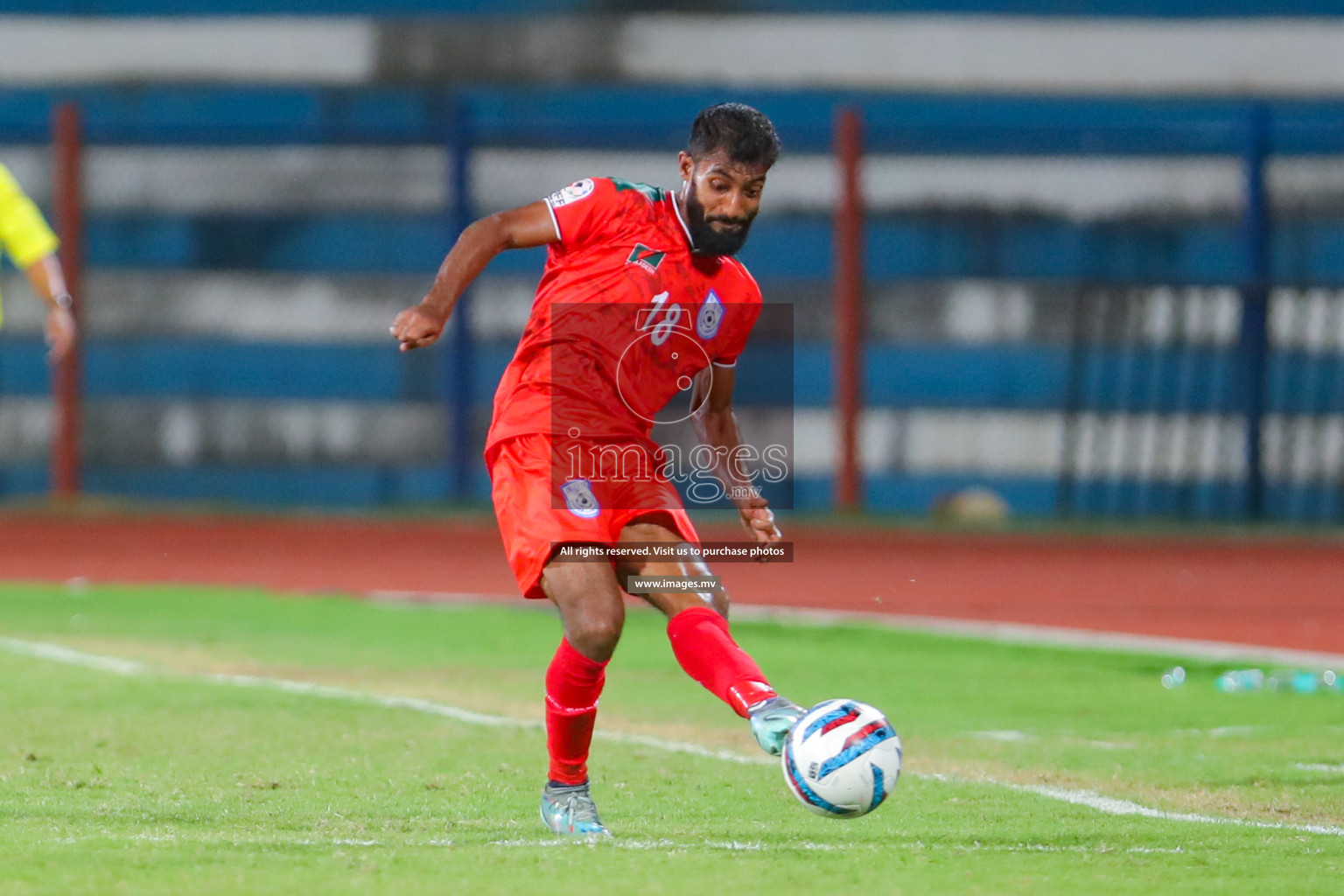 Bhutan vs Bangladesh in SAFF Championship 2023 held in Sree Kanteerava Stadium, Bengaluru, India, on Wednesday, 28th June 2023. Photos: Nausham Waheed, Hassan Simah / images.mv