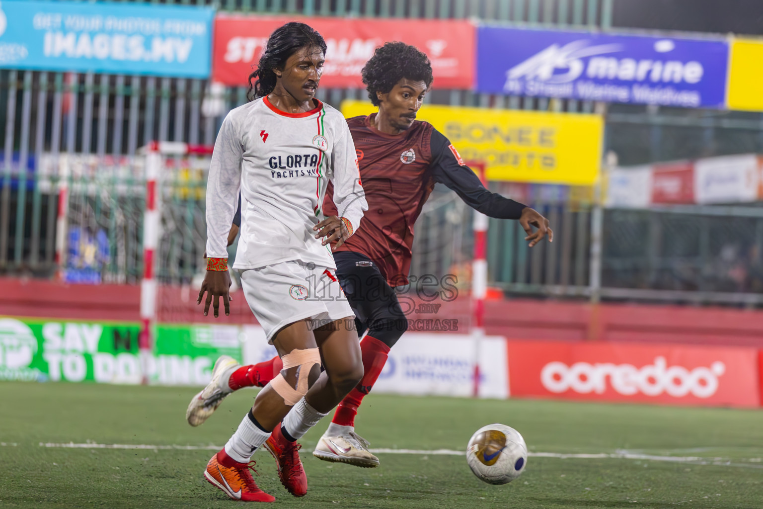 Th Omadhoo vs L Isdhoo on Day 37 of Golden Futsal Challenge 2024 was held on Thursday, 22nd February 2024, in Hulhumale', Maldives
Photos: Ismail Thoriq / images.mv