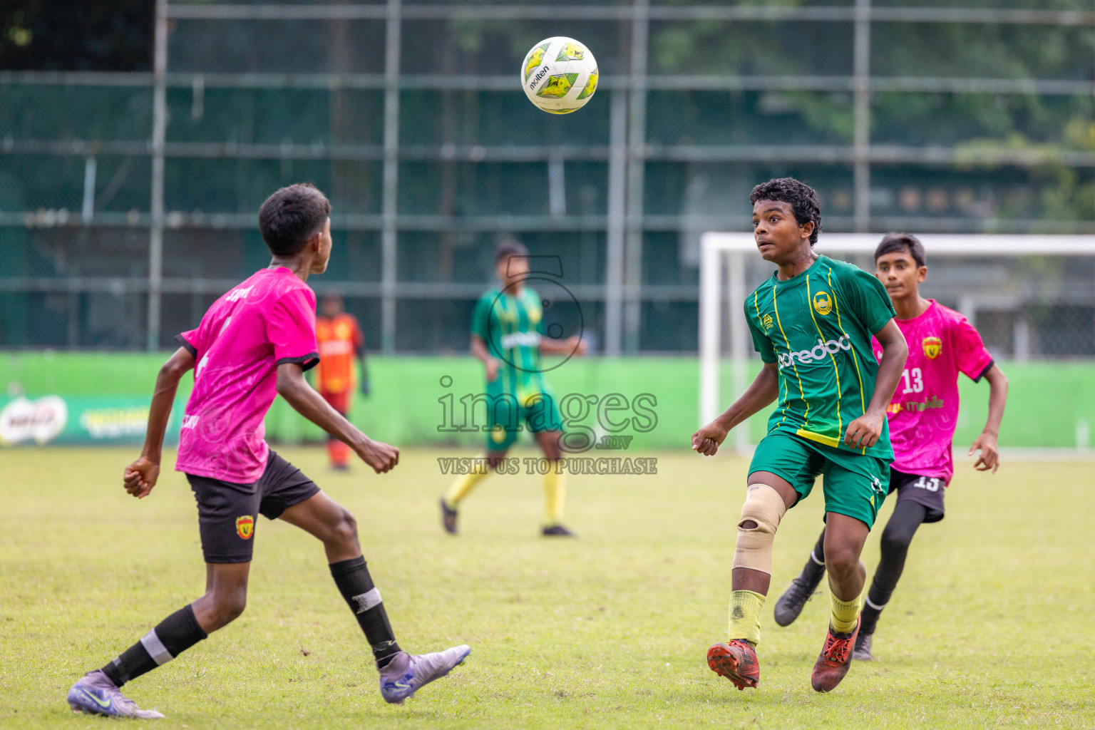 Day 2 of MILO Academy Championship 2025 (U14) was held on Friday, 31st October 2025 at Henveiru Football Grounds, Male', Maldives . 
Photos: Hassan Simah / images.mv