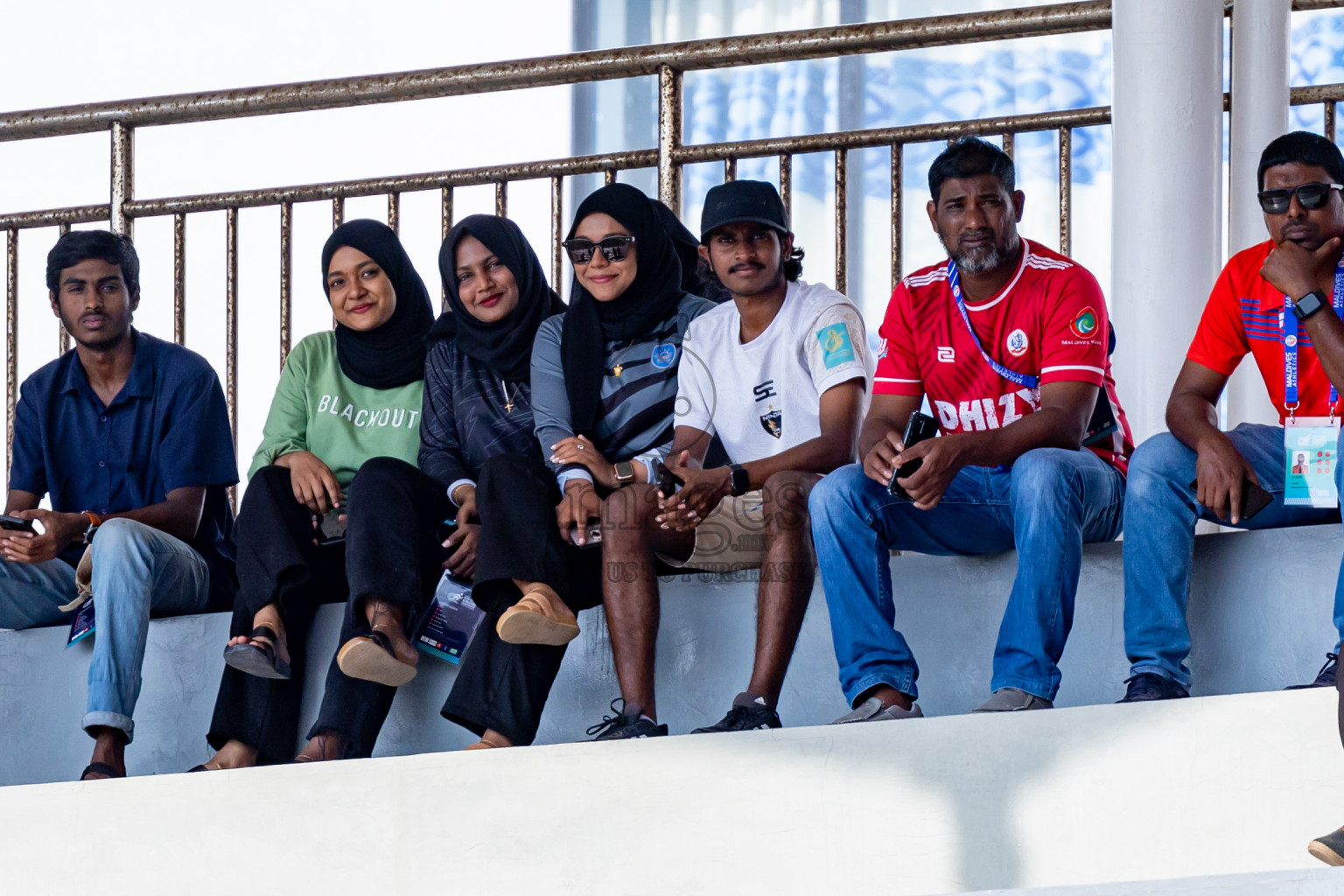 Day 3 of MWSC Interschool Athletics Championships 2024 held in Hulhumale Running Track, Hulhumale, Maldives on Monday, 11th November 2024. Photos by:  Nausham Waheed / Images.mv