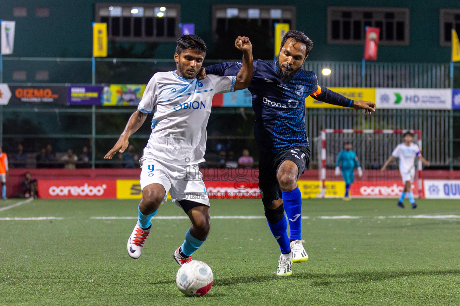 Sh Feydhoo vs Sh Lhaimagu in Day 8 of Golden Futsal Challenge 2024 was held on Monday, 22nd January 2024, in Hulhumale', Maldives Photos: Mohamed Mahfooz Moosa / images.mv