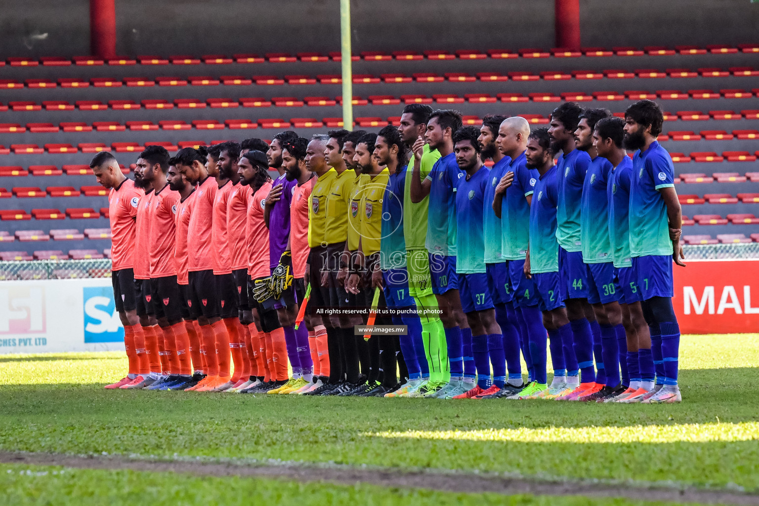 Club Eagles vs Super United sports in the FA Cup 2022 on 15th Aug 2022, held in National Football Stadium, Male', Maldives Photos: Nausham Waheed / Images.mv