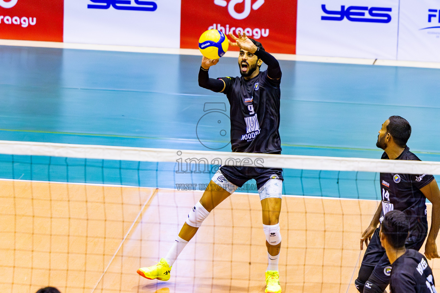 Sports Club City vs Dhivehi Sifainge Club in Semi Final of MILO VAM Cup 2024 Men's Division was held in Social Center Indoor Hall on Friday, 1st September 2024. Photos: Nausham Waheed / images.mv