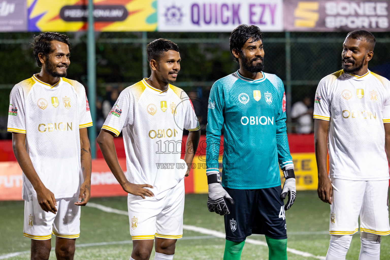 B Fehendhoo VS B Eydhafushi in Day 21 of Golden Futsal Challenge 2025 was held on Saturday, 25 January 2025, in Hulhumale', Maldives. 
Photos: Hassan Simah / images.mv