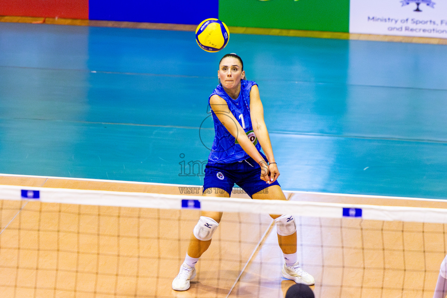 Club WAMCO vs Police Club in Semi Finals of Women's Division of VAM Cup 2025 held in Male', Maldives on Tuesday, 15th April 2025 at Social Center Indoor Hall Photos By: Nausham Waheed / images.mv