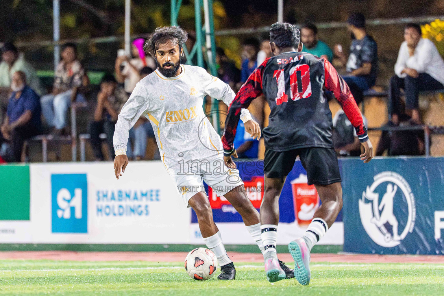 Lecrose VS BGSC in Day 4 - Fonadhoo Youth Futsal Challenge 2025 held in Fonadhoo Futsal Stadium, L. Fonadhoo, Maldives on Wednesday, 29th October 2025 Photos: Arif Rasheed / images.mv