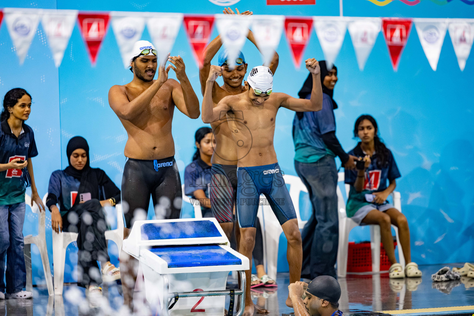 Day 6 of BML 21st Interschool Swimming Competition 2025 was held in Hulhumale' Swimming Pool, Hulhumale', Maldives on Thursday, 16th October 2025.
Photos: Hassan Simah / images.mv