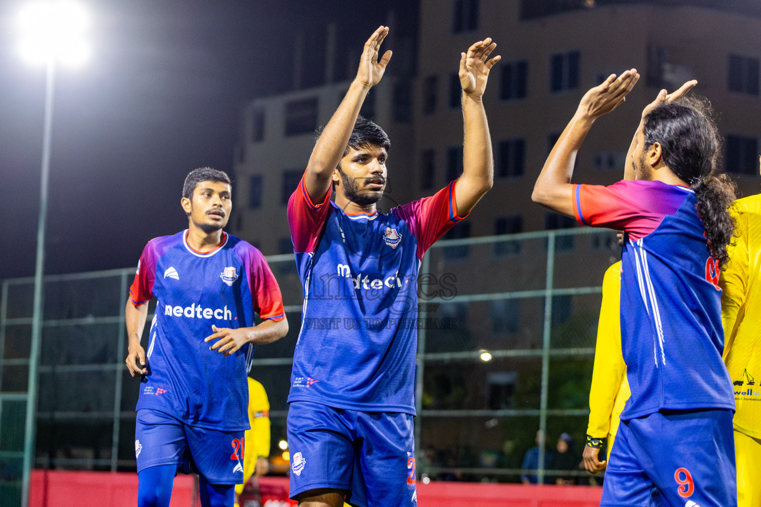 Antrac vs Medtech in Day 6 of Office League 2025 was held on Monday, 21st April 2025 in Hulhumale', Maldives. Photos: Nausham Waheed / images.mv
