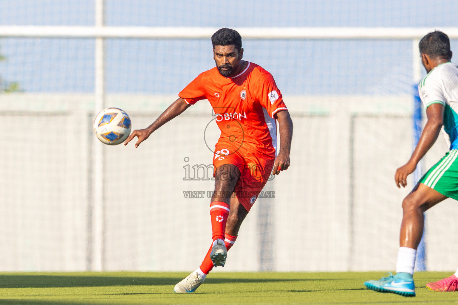 Huss Songun Football Team vs CC Sports Club in Day 2 of Eydhafushi Cup 2025 held in Eydhafushi Football Stadium at B. Eydhafushi, Maldives on Saturday, 6th September 2025. Photos: Mohamed Mahfouz Moosa / images.mv