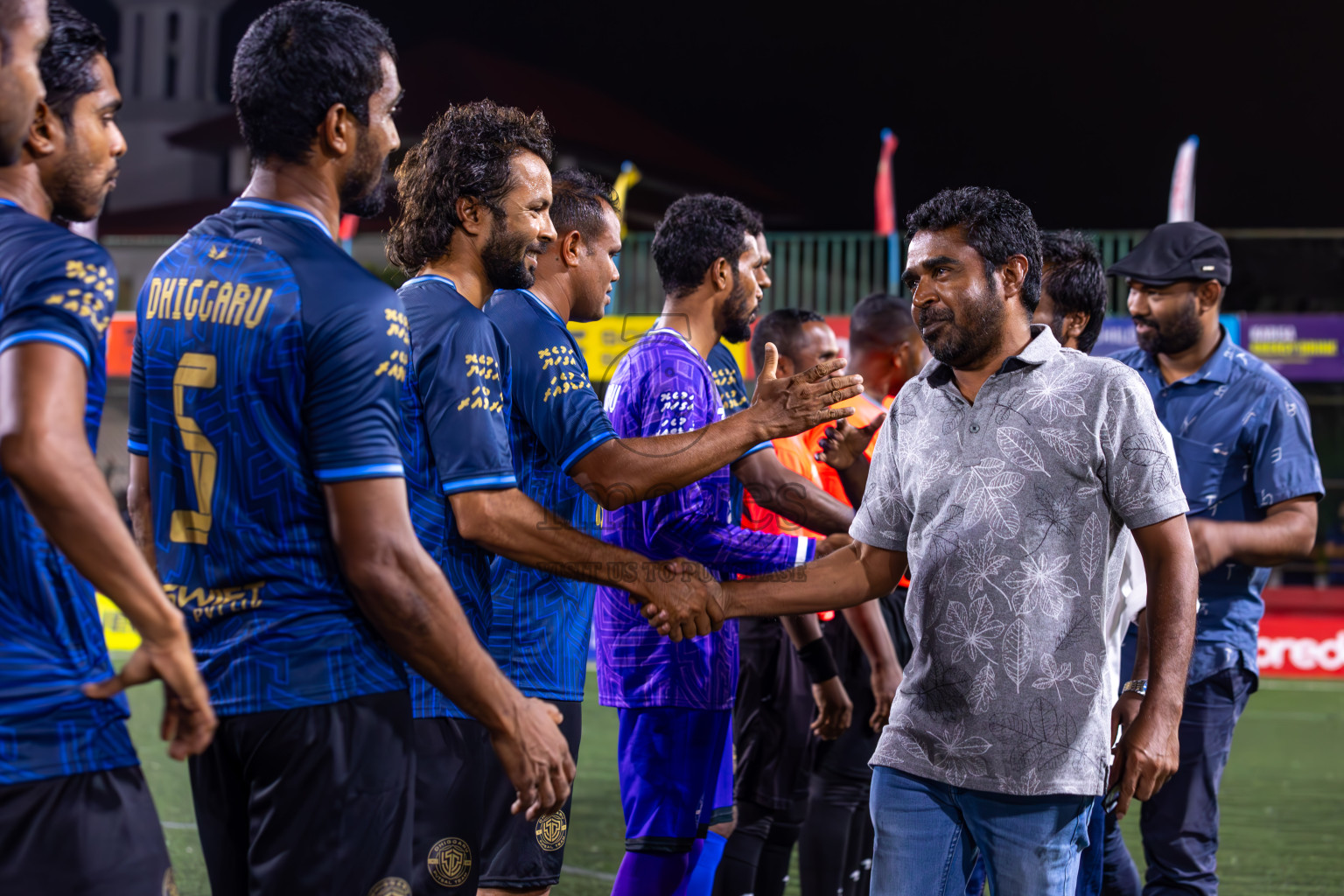 M Dhiggaru vs M Kolhufushi in Day 22 of Golden Futsal Challenge 2024 was held on Monday , 5th February 2024 in Hulhumale', Maldives
Photos: Ismail Thoriq / images.mv