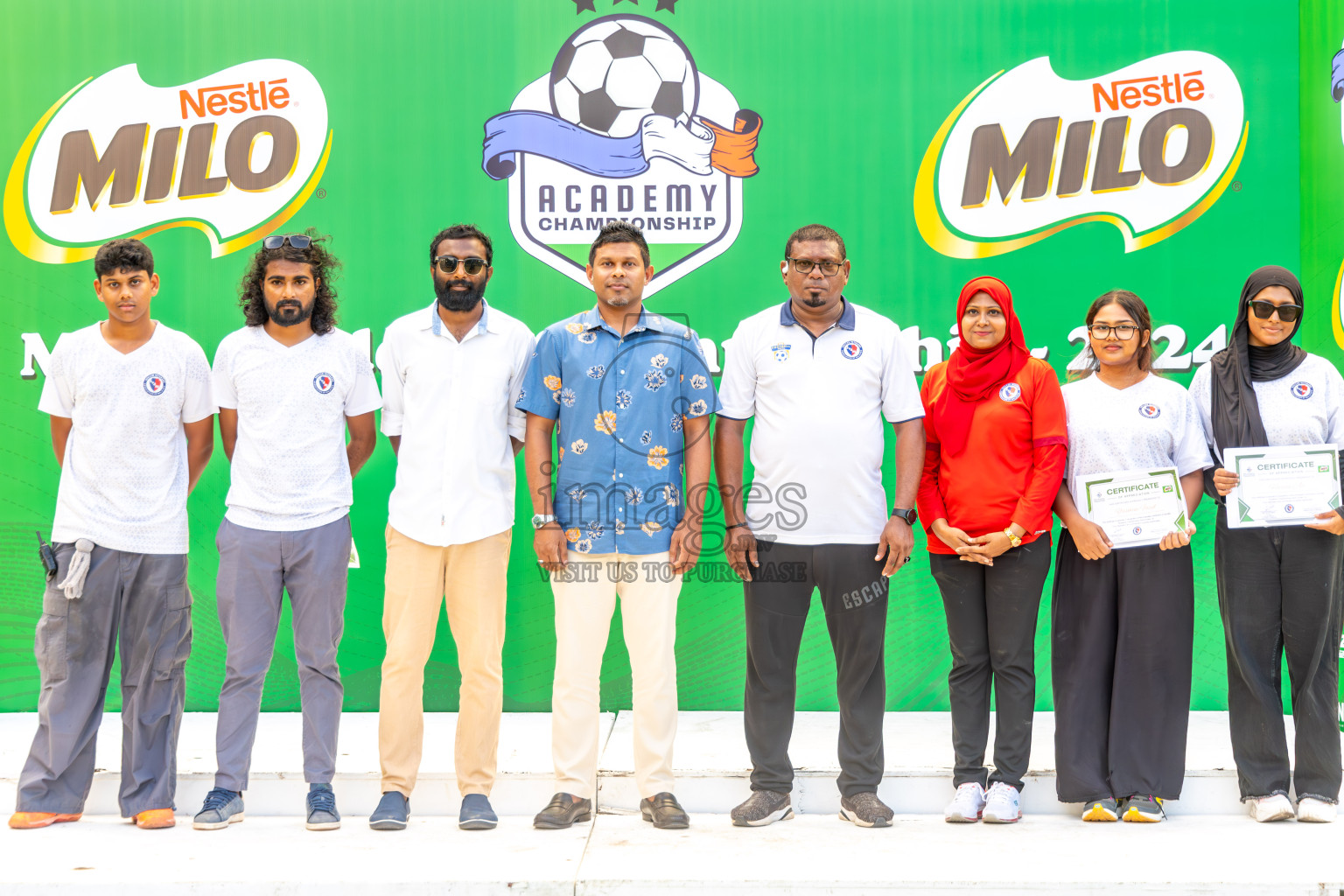 Day 4 of MILO Academy Championship 2024 (U-14) was held in Henveyru Stadium, Male', Maldives on Sunday, 3rd November 2024. Photos: Ismail Thoriq / Images.mv