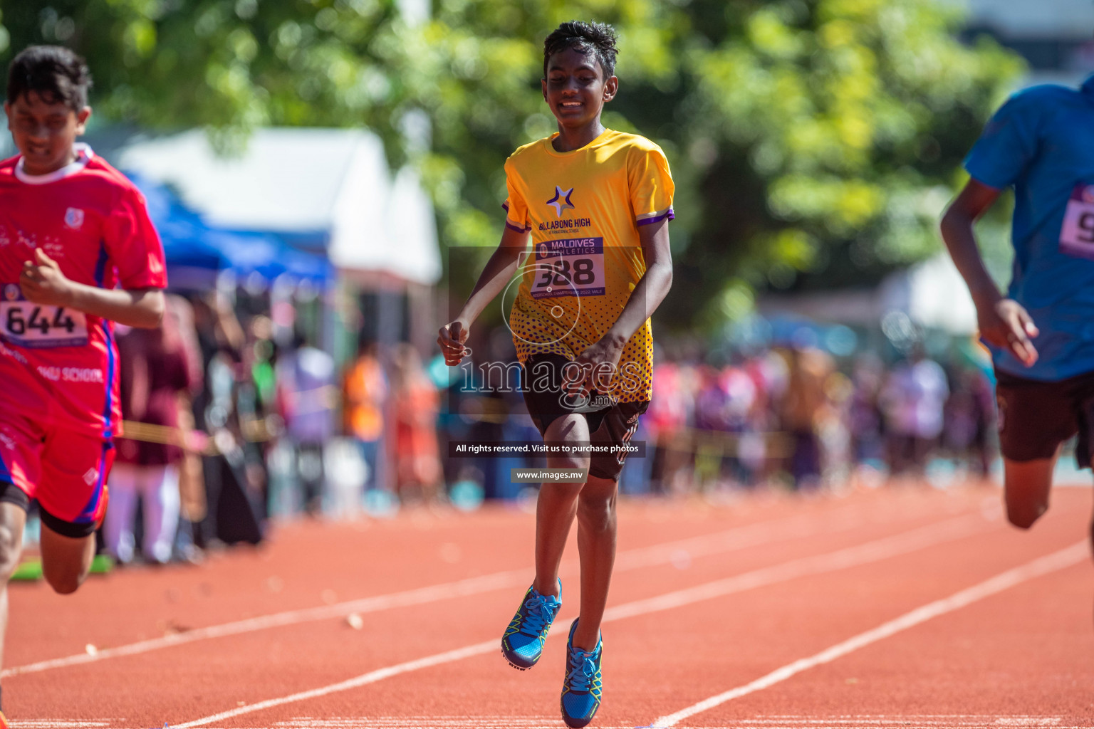 Day 1 of Inter-School Athletics Championship held in Male', Maldives on 22nd May 2022. Photos by: Maanish / images.mv