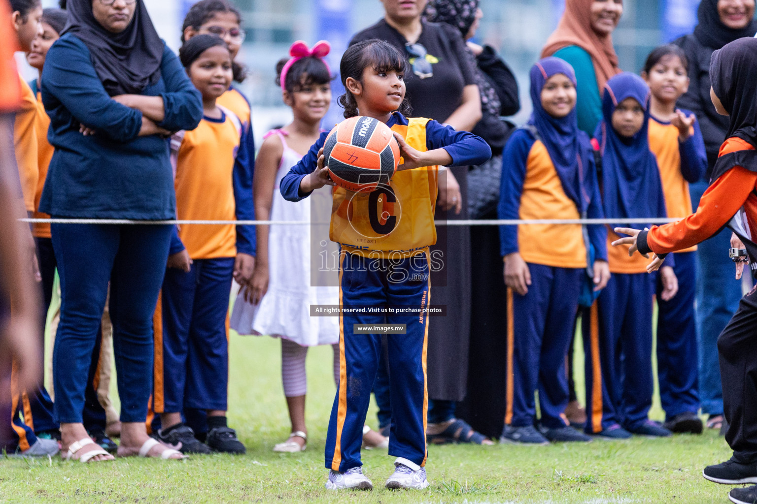 Day 1 of Nestle' Kids Netball Fiesta 2023 held in Henveyru Stadium, Male', Maldives on Thursday, 30th November 2023. Photos by Nausham Waheed / Images.mv