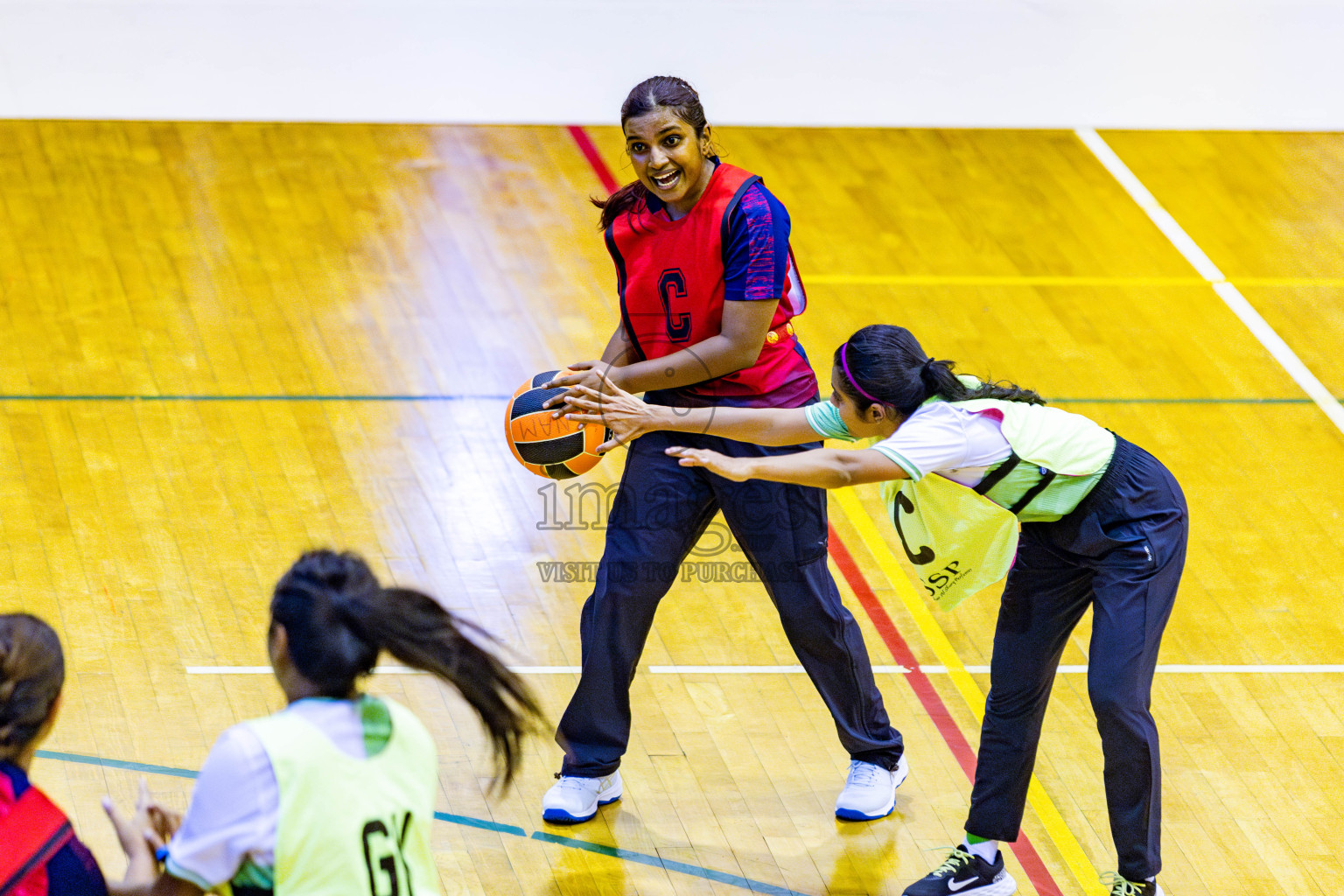 Club Matrix vs Club Green Streets in Final of 21st National Netball Tournament was held in Social Canter at Male', Maldives on Wednesday, 22nd May 2024. Photos: Nausham Waheed / images.mv