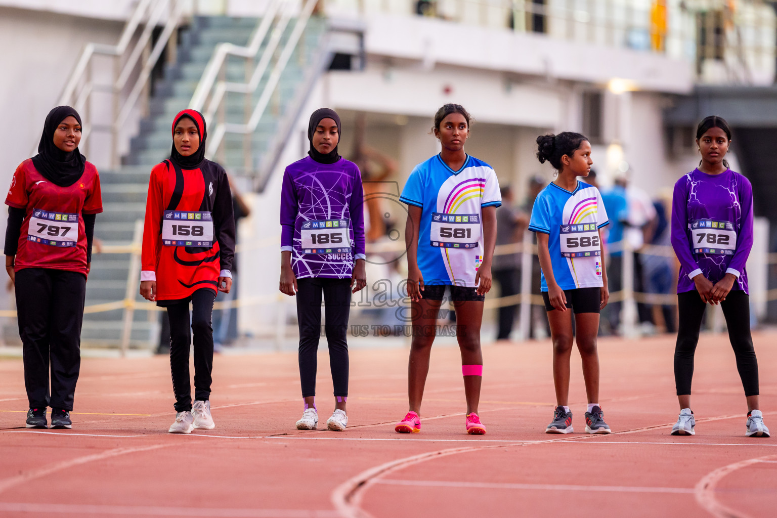 Day 5 of MWSC Interschool Athletics Championships 2024 held in Hulhumale Running Track, Hulhumale, Maldives on Wednesday, 13th November 2024. Photos by: Nausham Waheed / Images.mv