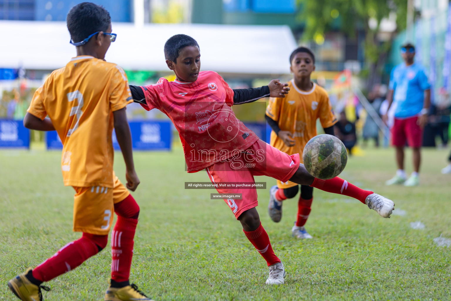 Nestle Kids Football Fiesta 2023 - Day 4
Day 4 of Nestle Kids Football Fiesta, held in Henveyru Football Stadium, Male', Maldives on Saturday, 14th October 2023 Photos: Nausham Waheed / images.mv