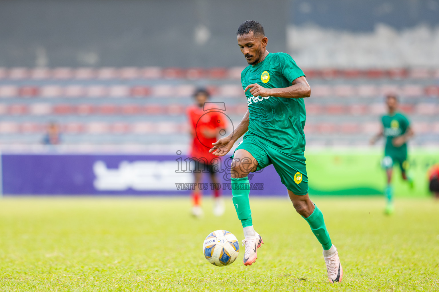 Maziya SRC vs TC in the Semi Final of FAM League Cup 2025 held at National Football Stadium, Male', Maldives on Sunday, 25th May 2025.
Photos By: Ismail Thoriq / images.mv