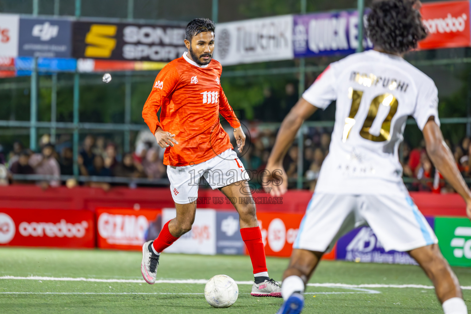 K Maafushi vs K Kaashidhoo in Kaafu Atoll Finals Day 27 of Golden Futsal Challenge 2025 was held on Friday , 31st January 2025, in Hulhumale', Maldives. Photos: Ismail Thoriq / images.mv