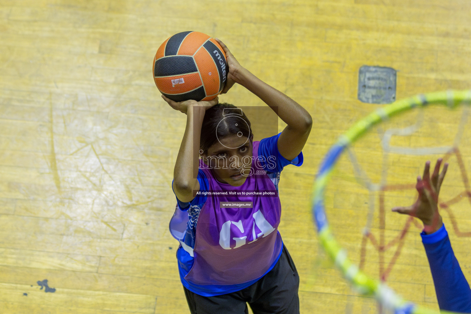 Day 11 of 24th Interschool Netball Tournament 2023 was held in Social Center, Male', Maldives on 6th November 2023. Photos: Mohamed Mahfooz Moosa / images.mv