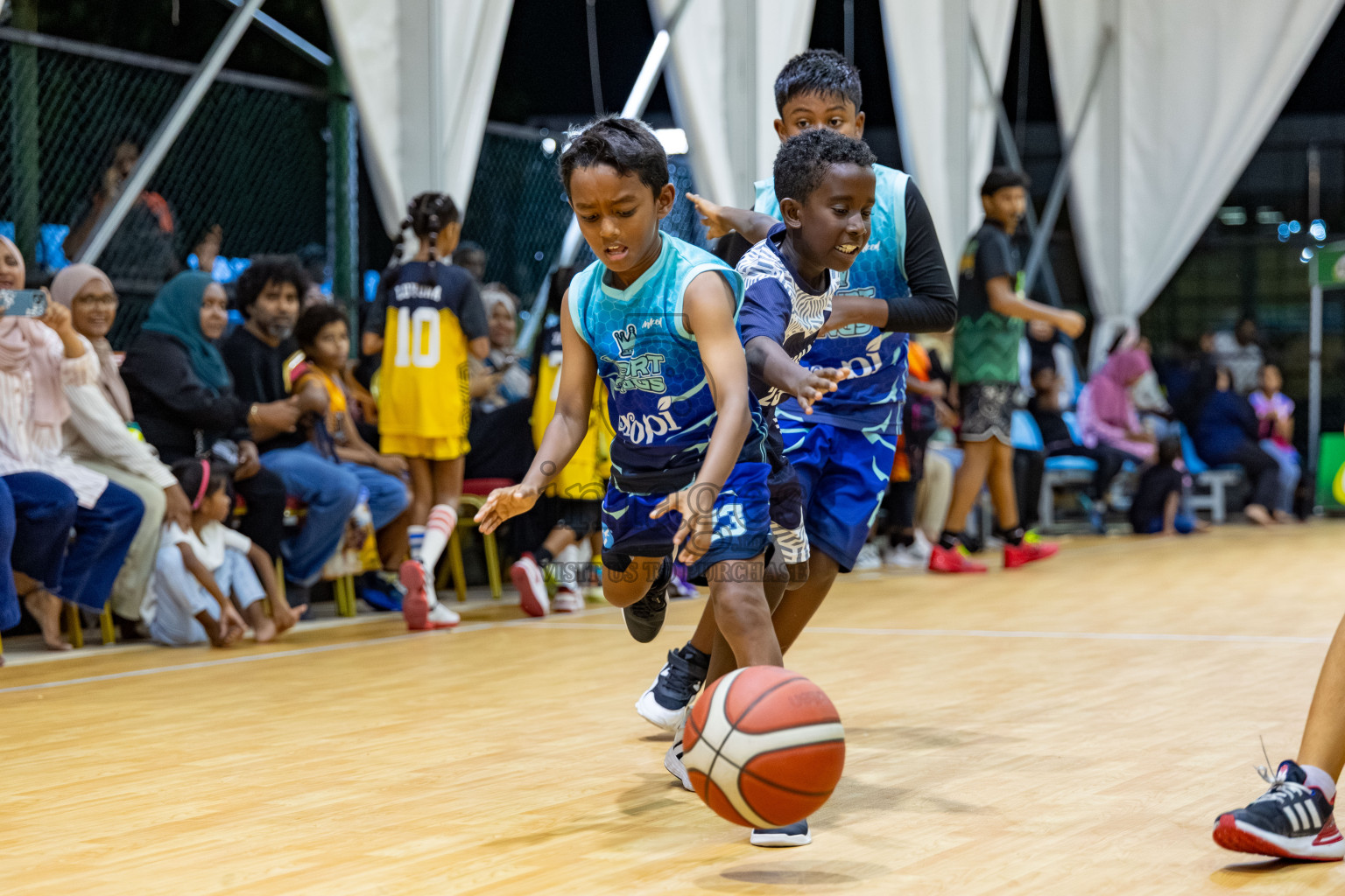 Milo 5 x 5 Junior Challenge 2025 - Basketball tournament held in Basketball Training Center, Male', Maldives on Thursday, 09th October 2025. 
Photo by: Hassan Simah / Images.mv