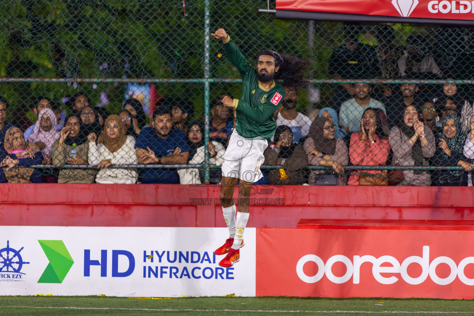 Th Thimarafushi vs HA Utheemu in Round of 16 on Day 40 of Golden Futsal Challenge 2024 which was held on Tuesday, 27th February 2024, in Hulhumale', Maldives Photos: Ismail Thoriq / images.mv