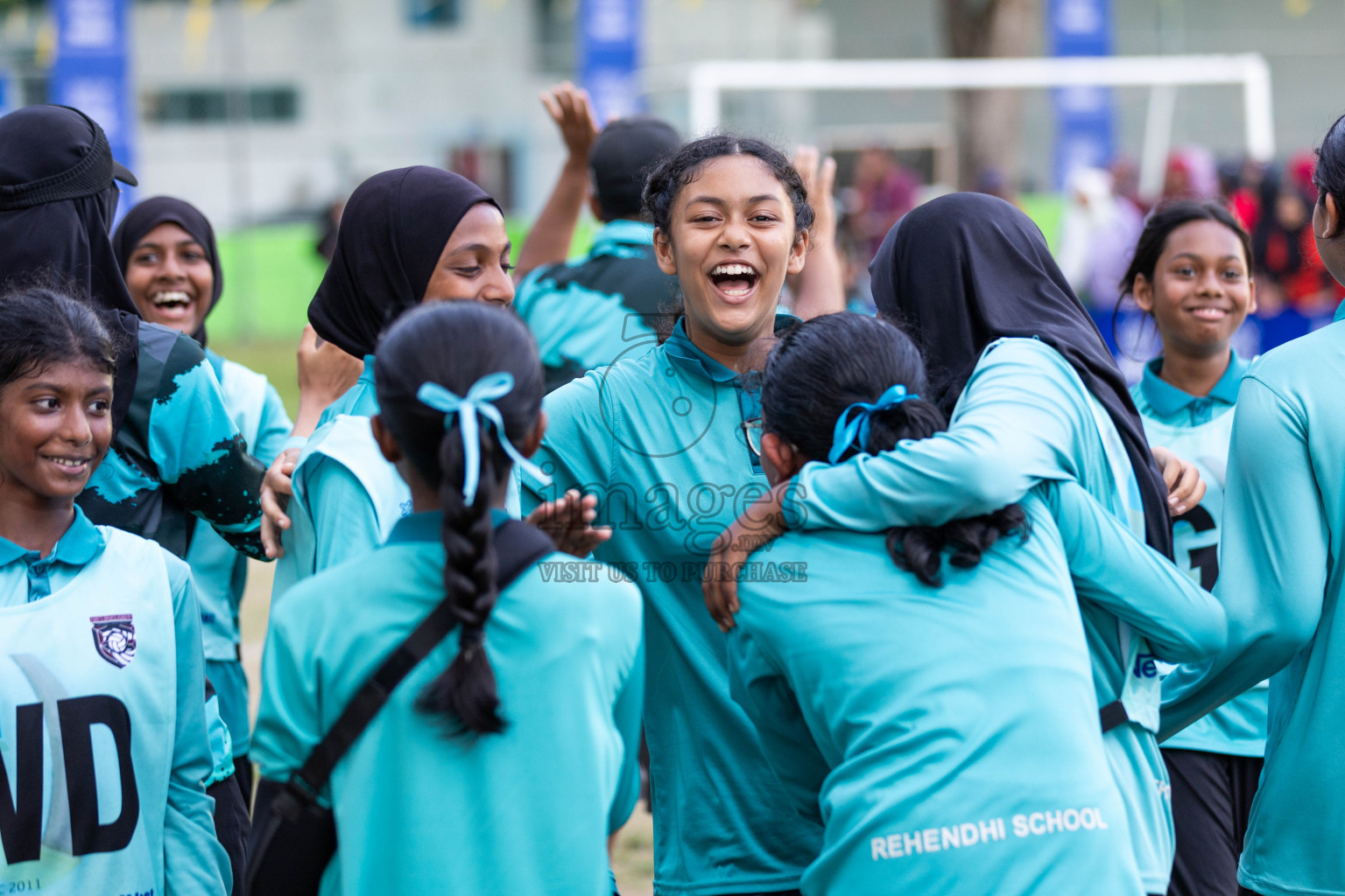 Day 3 of Nestle' Kids Netball Fiesta 2023 held in Henveyru Stadium, Male', Maldives on Saturday, 2nd December 2023. Photos by Nausham Waheed / Images.mv