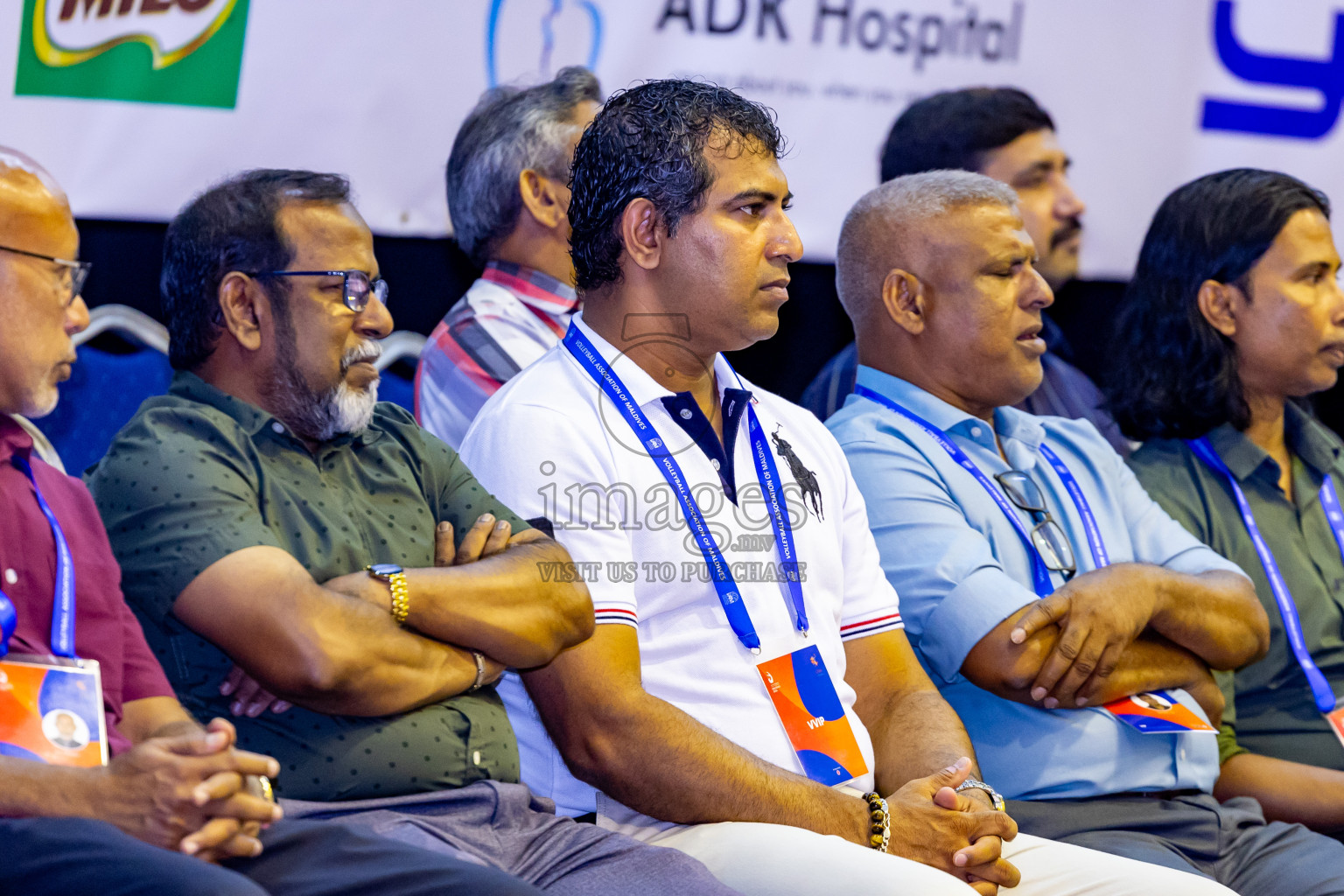 Nepal vs Sri Lanka in Day 1 of CAVA U20 Woman's Volleyball Championship 2024 was held in Social Center, Male', Maldives on 18th July 2024. Photos: Nausham Waheed / images.mv