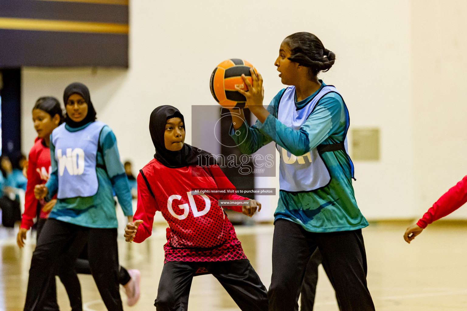 Day 8 of 24th Interschool Netball Tournament 2023 was held in Social Center, Male', Maldives on 3rd November 2023. Photos: Hassan Simah, Nausham Waheed / images.mv