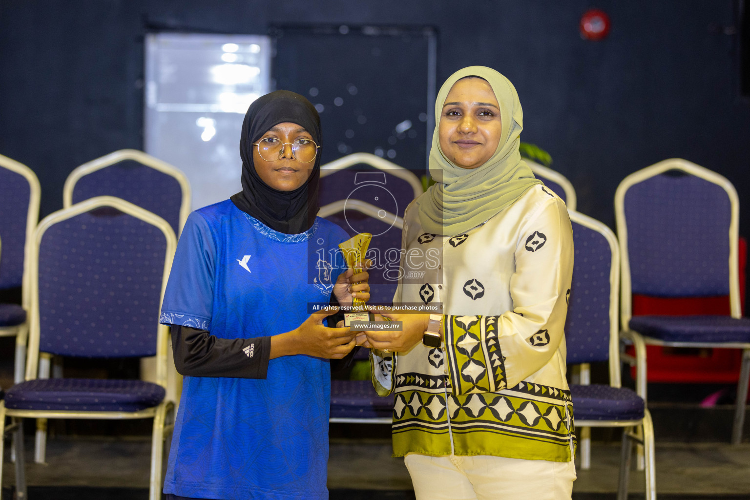 Day6 of 24th Interschool Netball Tournament 2023 was held in Social Center, Male', Maldives on 1st November 2023. Photos: Nausham Waheed / images.mv