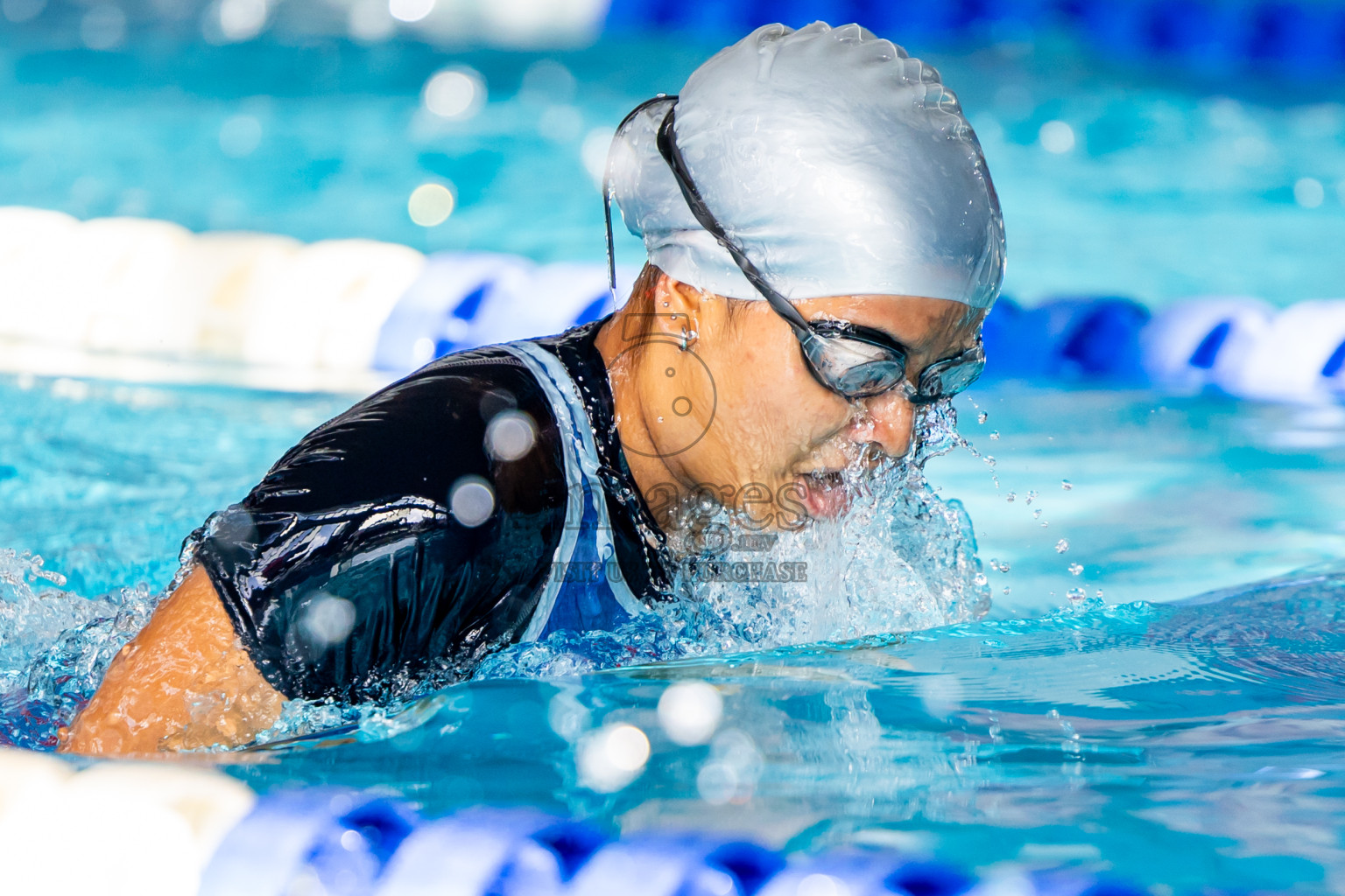 Day 6 of 20th Inter-school Swimming Competition 2024 held in Hulhumale', Maldives on Thursday, 17th October 2024. Photos: Nausham Waheed / images.mv