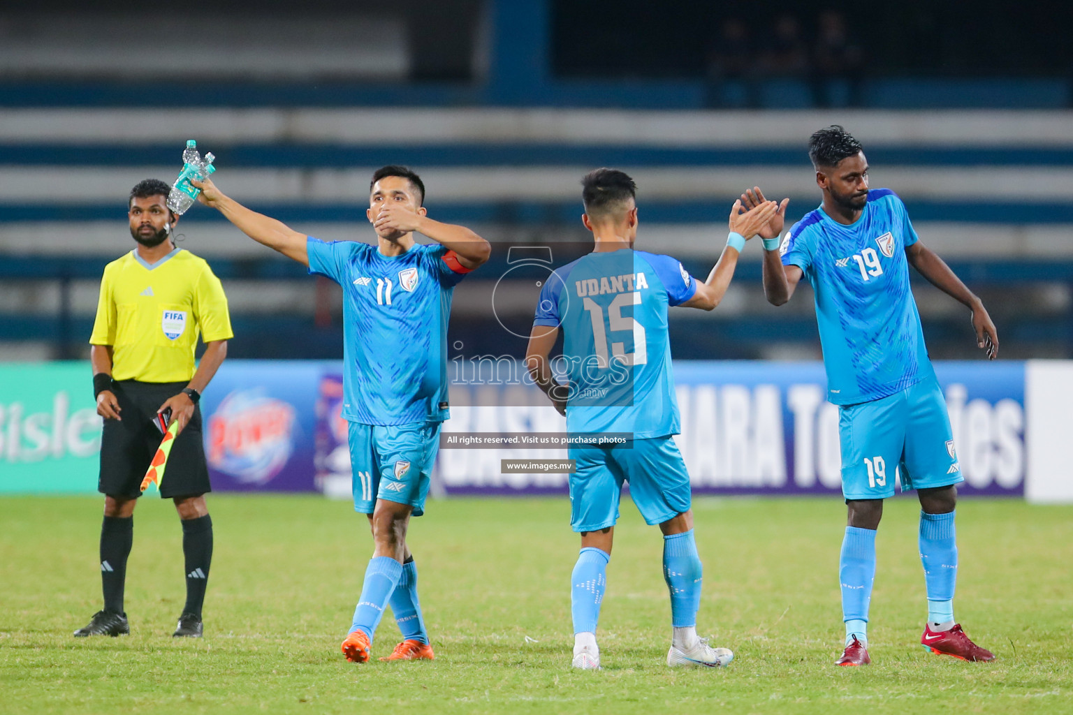 Lebanon vs India in the Semi-final of SAFF Championship 2023 held in Sree Kanteerava Stadium, Bengaluru, India, on Saturday, 1st July 2023. Photos: Nausham Waheed, Hassan Simah / images.mv