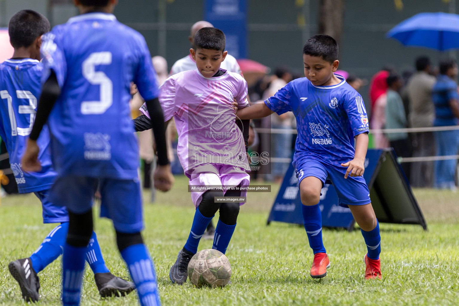 Day 2 of Nestle kids football fiesta, held in Henveyru Football Stadium, Male', Maldives on Thursday, 12th October 2023 Photos: Nausham Waheed Images.mv