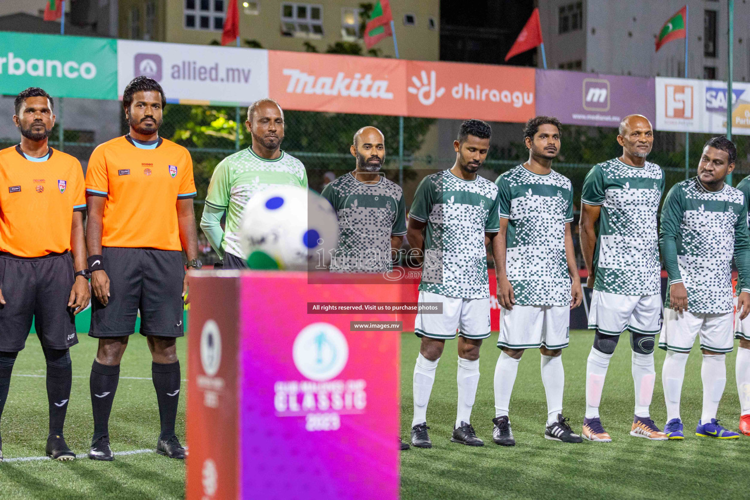 President's Office SC vs Club 220 in Club Maldives Cup Classic 2023 held in Hulhumale, Maldives, on Monday, 24th July 2023. Photos: Ismail Thoriq / images.mv