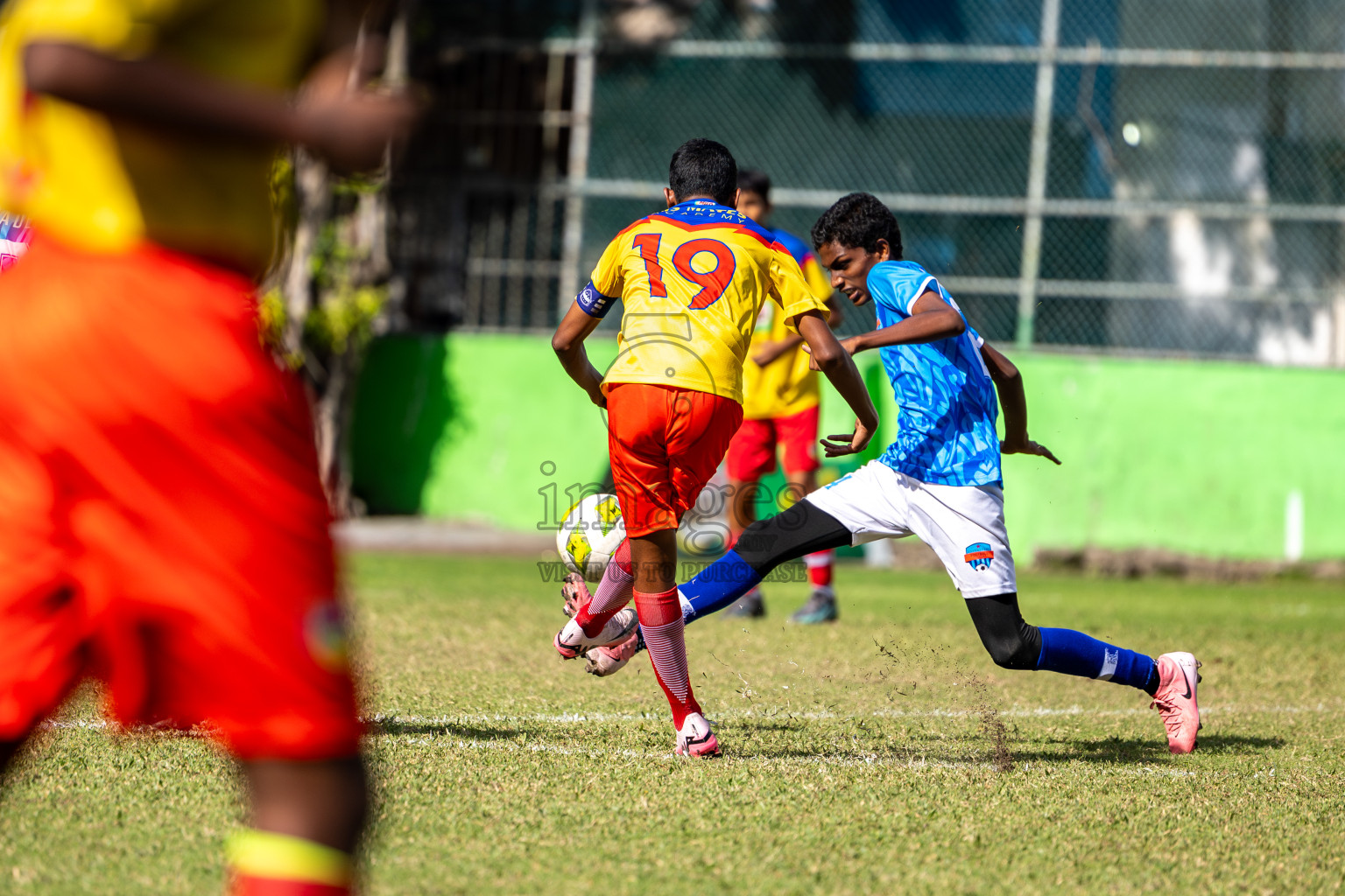 Day 4 of MILO Academy Championship 2024 (U-14) was held in Henveyru Stadium, Male', Maldives on Sunday, 3rd November 2024. 
Photos: Hassan Simah / Images.mv