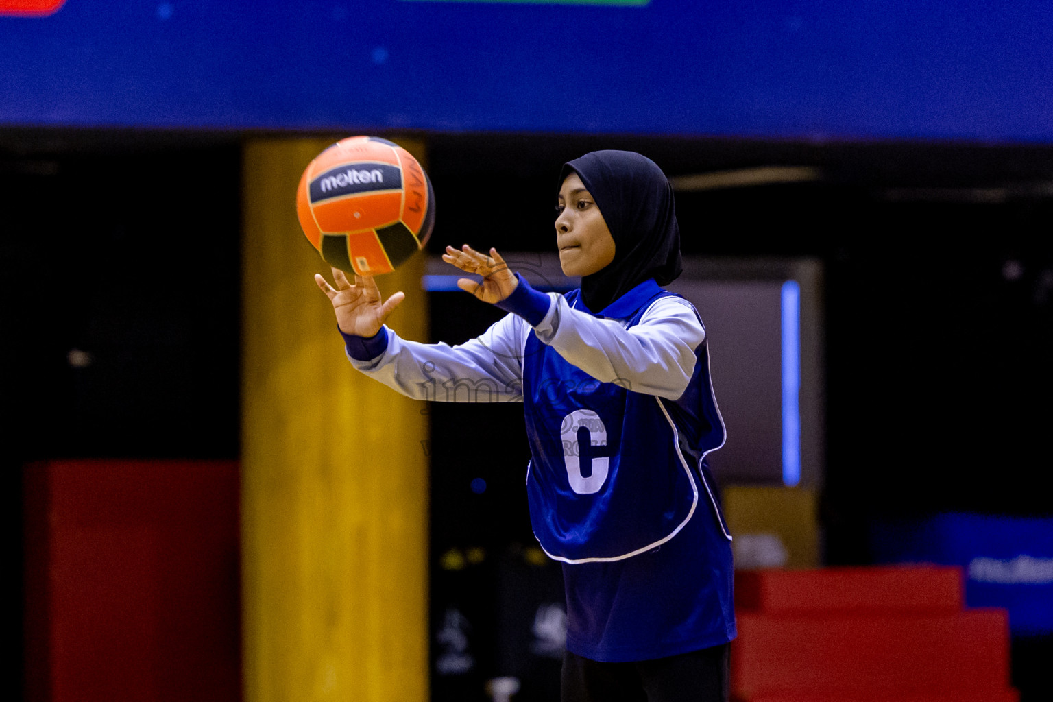 Day 10 of 25th Inter-School Netball Tournament was held in Social Center at Male', Maldives on Tuesday, 20th August 2024. Photos: Nausham Waheed / images.mv